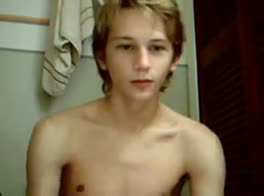 Blonde camschoonheid